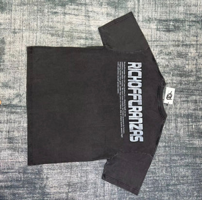 RichOffTranzas “Frozen Assets” Oversized Tee – Vintage Black